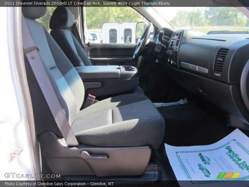 Summit White / Light Titanium/Ebony 2011 Chevrolet Silverado 2500HD LT Crew Cab 4x4