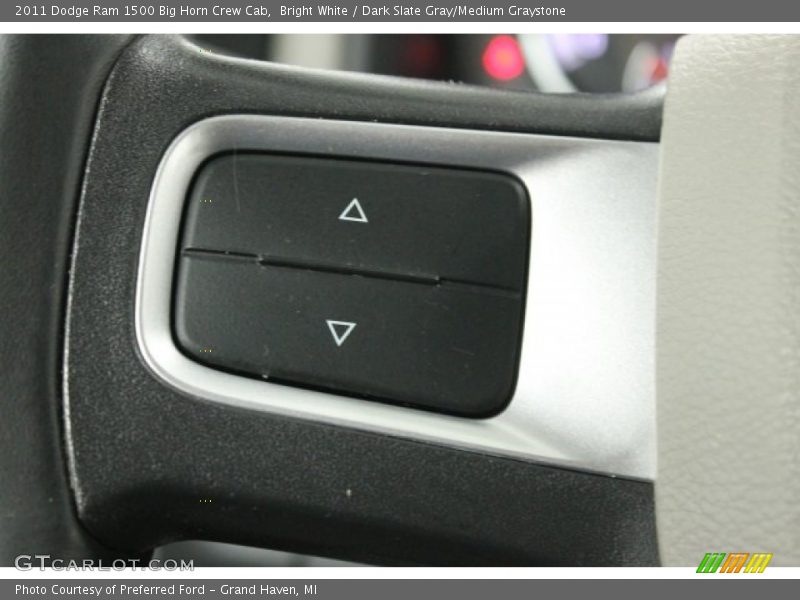Bright White / Dark Slate Gray/Medium Graystone 2011 Dodge Ram 1500 Big Horn Crew Cab