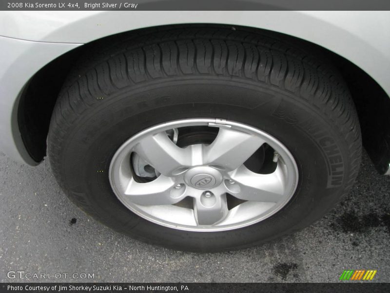 Bright Silver / Gray 2008 Kia Sorento LX 4x4