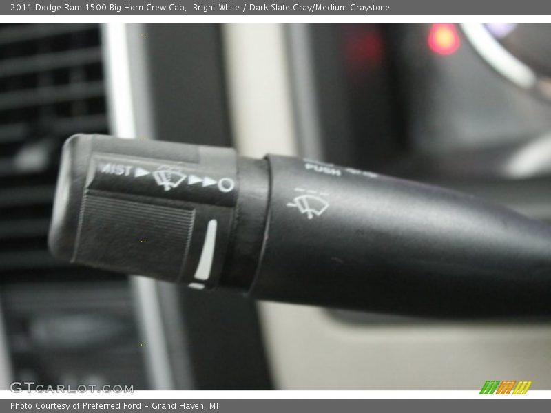 Bright White / Dark Slate Gray/Medium Graystone 2011 Dodge Ram 1500 Big Horn Crew Cab