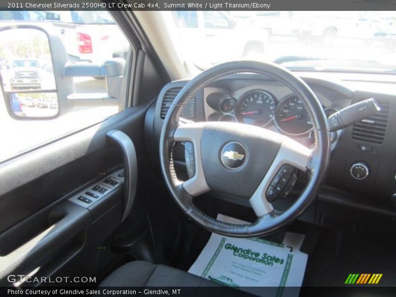 Summit White / Light Titanium/Ebony 2011 Chevrolet Silverado 2500HD LT Crew Cab 4x4
