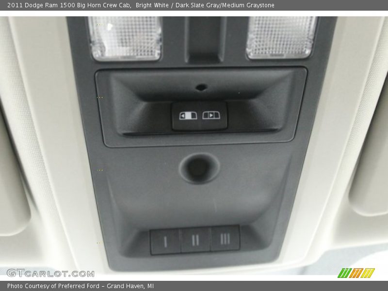 Bright White / Dark Slate Gray/Medium Graystone 2011 Dodge Ram 1500 Big Horn Crew Cab