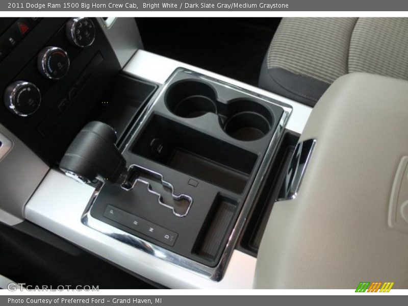 Bright White / Dark Slate Gray/Medium Graystone 2011 Dodge Ram 1500 Big Horn Crew Cab
