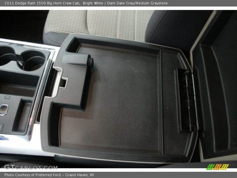 Bright White / Dark Slate Gray/Medium Graystone 2011 Dodge Ram 1500 Big Horn Crew Cab