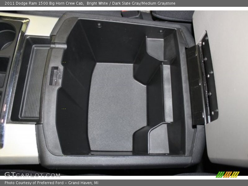 Bright White / Dark Slate Gray/Medium Graystone 2011 Dodge Ram 1500 Big Horn Crew Cab