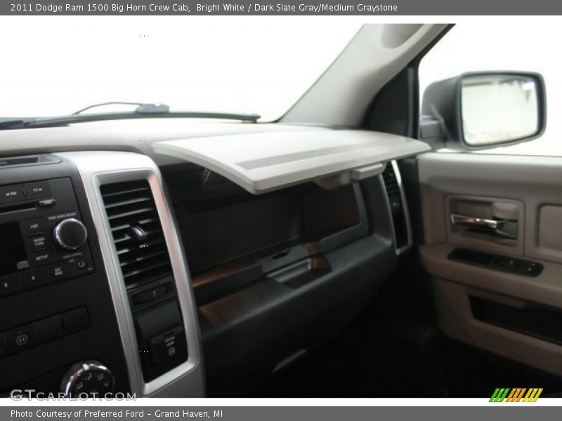 Bright White / Dark Slate Gray/Medium Graystone 2011 Dodge Ram 1500 Big Horn Crew Cab