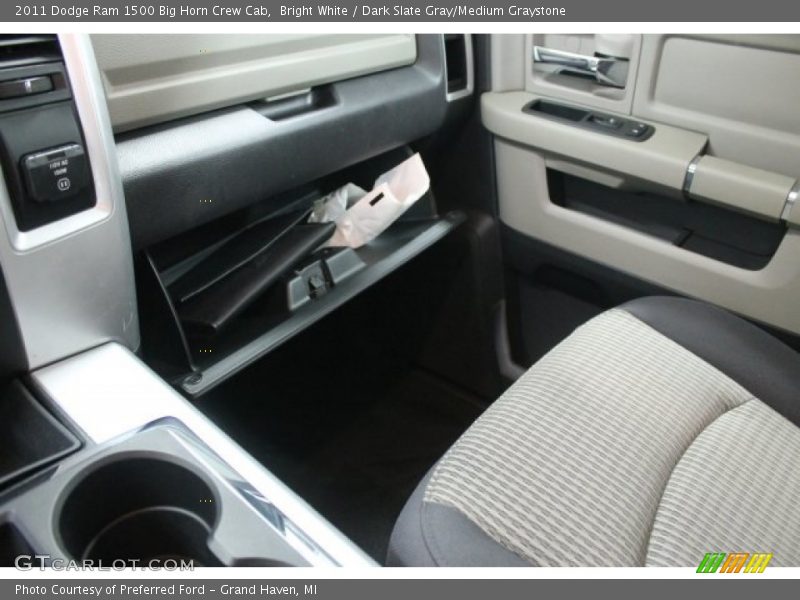 Bright White / Dark Slate Gray/Medium Graystone 2011 Dodge Ram 1500 Big Horn Crew Cab