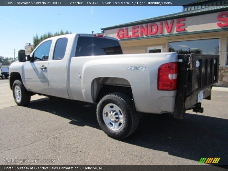Silver Birch Metallic / Light Titanium/Ebony 2009 Chevrolet Silverado 2500HD LT Extended Cab 4x4