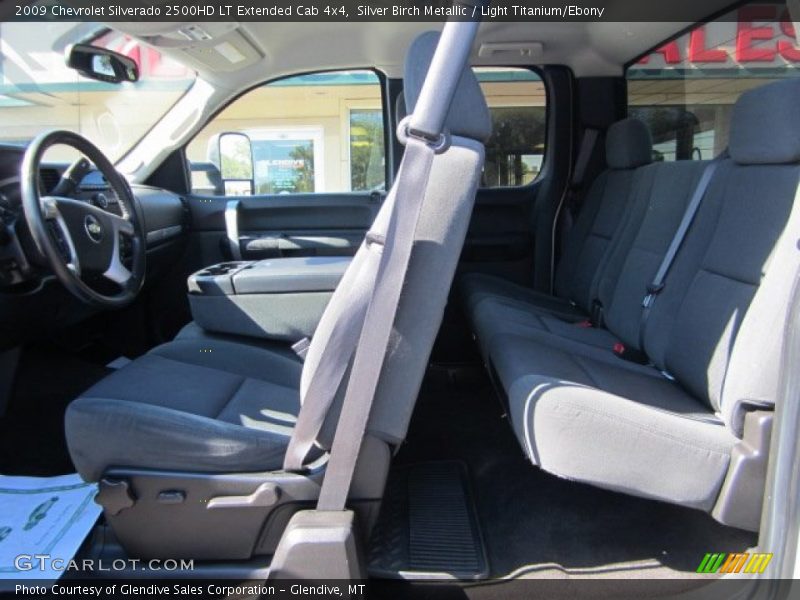 Silver Birch Metallic / Light Titanium/Ebony 2009 Chevrolet Silverado 2500HD LT Extended Cab 4x4