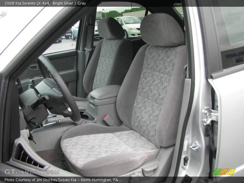Bright Silver / Gray 2008 Kia Sorento LX 4x4
