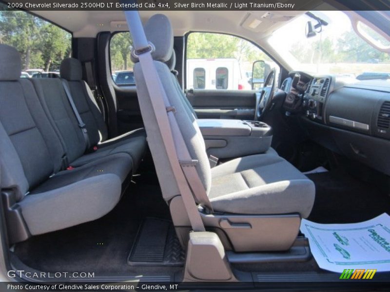Silver Birch Metallic / Light Titanium/Ebony 2009 Chevrolet Silverado 2500HD LT Extended Cab 4x4