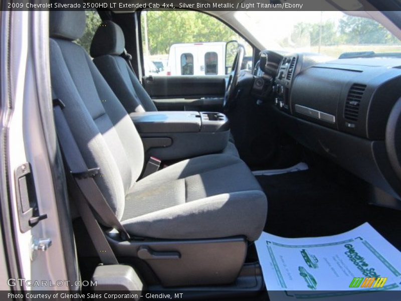 Silver Birch Metallic / Light Titanium/Ebony 2009 Chevrolet Silverado 2500HD LT Extended Cab 4x4
