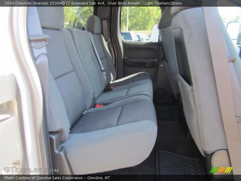 Silver Birch Metallic / Light Titanium/Ebony 2009 Chevrolet Silverado 2500HD LT Extended Cab 4x4