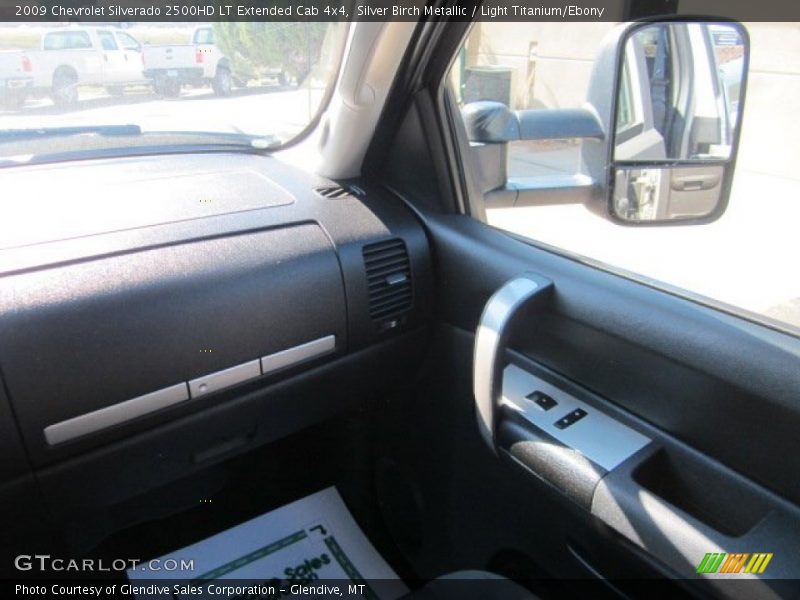 Silver Birch Metallic / Light Titanium/Ebony 2009 Chevrolet Silverado 2500HD LT Extended Cab 4x4