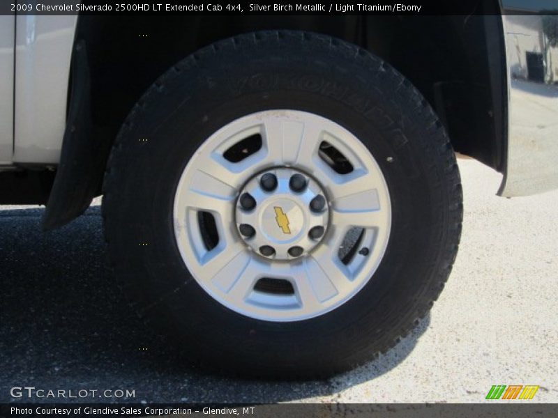 Silver Birch Metallic / Light Titanium/Ebony 2009 Chevrolet Silverado 2500HD LT Extended Cab 4x4
