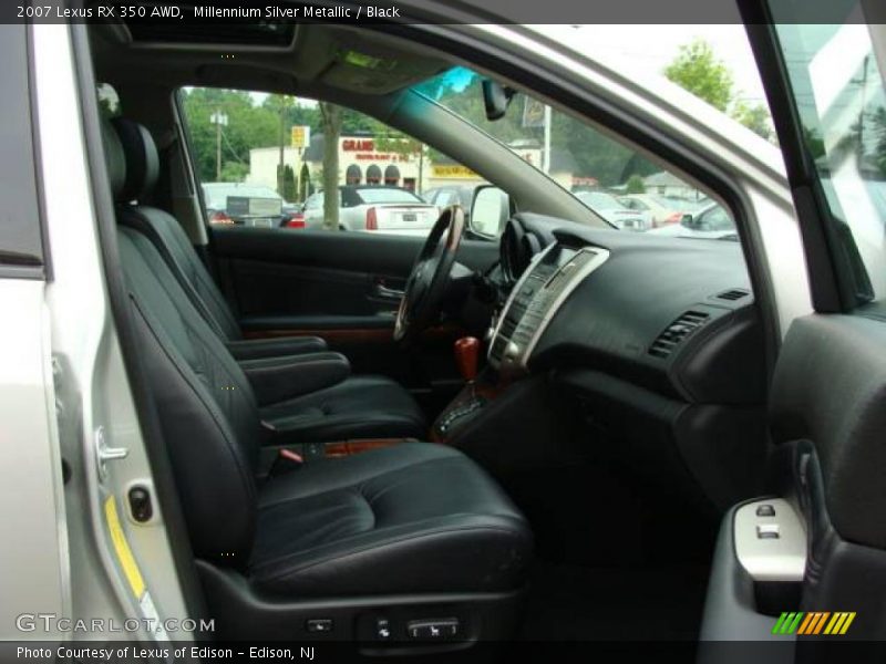 Millennium Silver Metallic / Black 2007 Lexus RX 350 AWD