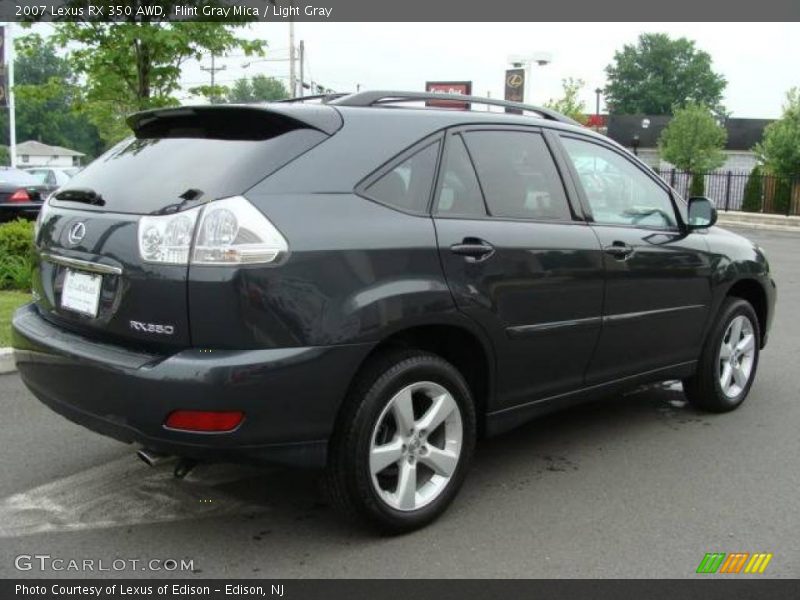 Flint Gray Mica / Light Gray 2007 Lexus RX 350 AWD