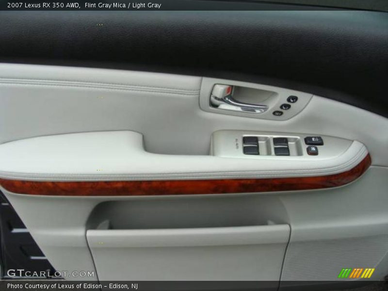 Flint Gray Mica / Light Gray 2007 Lexus RX 350 AWD