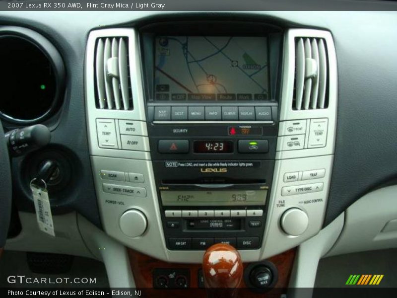 Flint Gray Mica / Light Gray 2007 Lexus RX 350 AWD