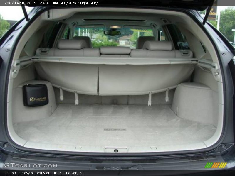 Flint Gray Mica / Light Gray 2007 Lexus RX 350 AWD