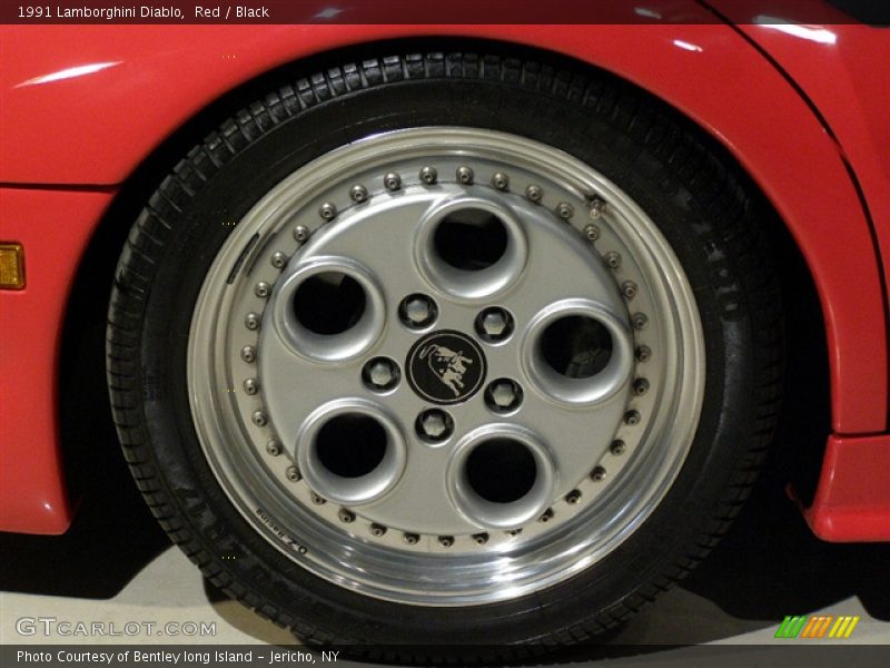 1991 Lamborghini Diablo, Red / Black, Wheel - 1991 Lamborghini Diablo 
