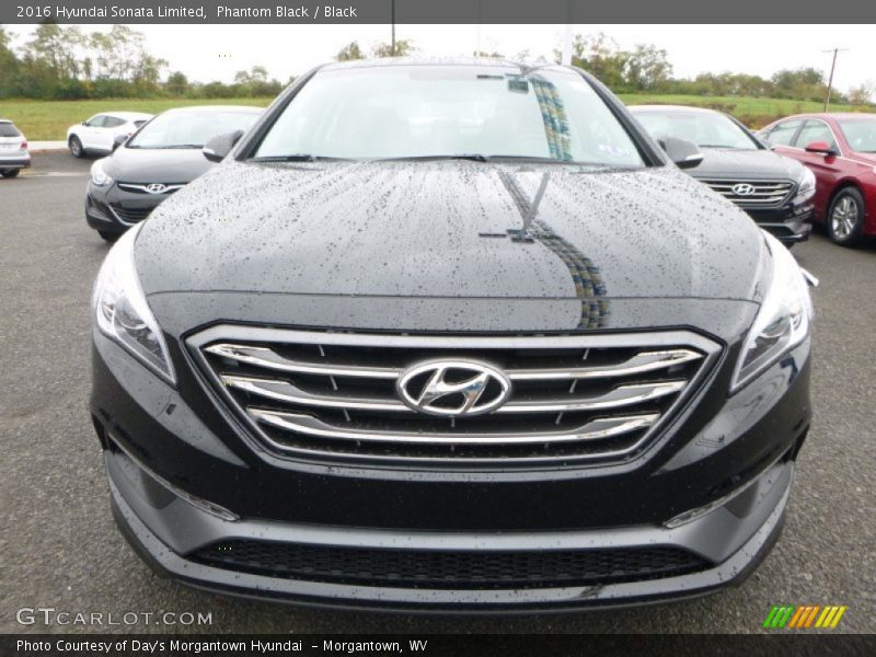 Phantom Black / Black 2016 Hyundai Sonata Limited