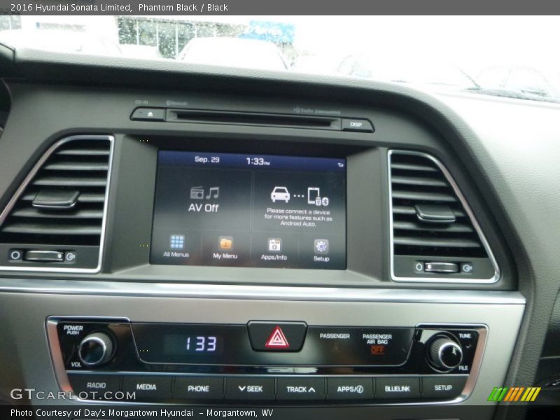 Phantom Black / Black 2016 Hyundai Sonata Limited