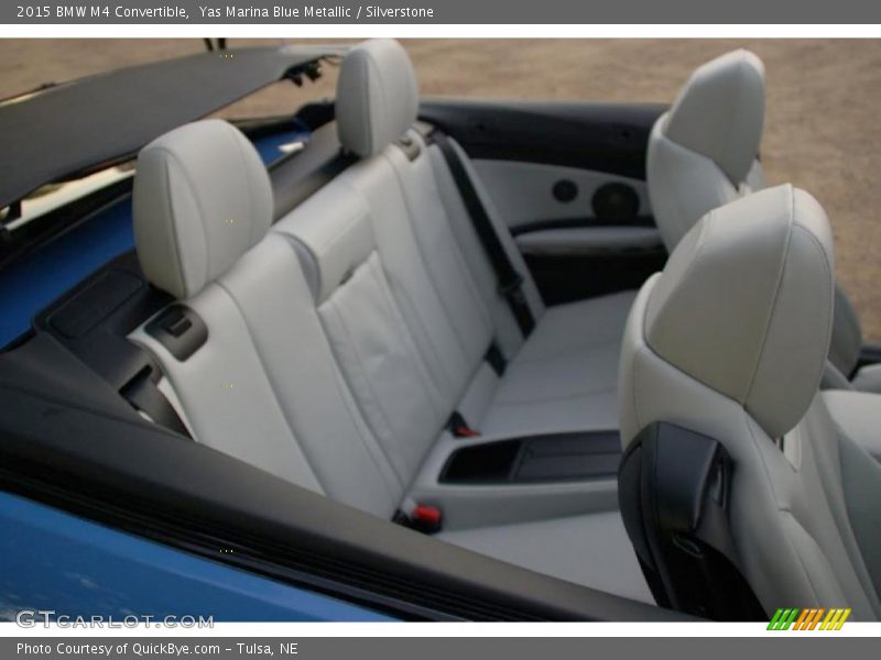 Yas Marina Blue Metallic / Silverstone 2015 BMW M4 Convertible