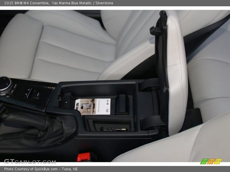 Yas Marina Blue Metallic / Silverstone 2015 BMW M4 Convertible