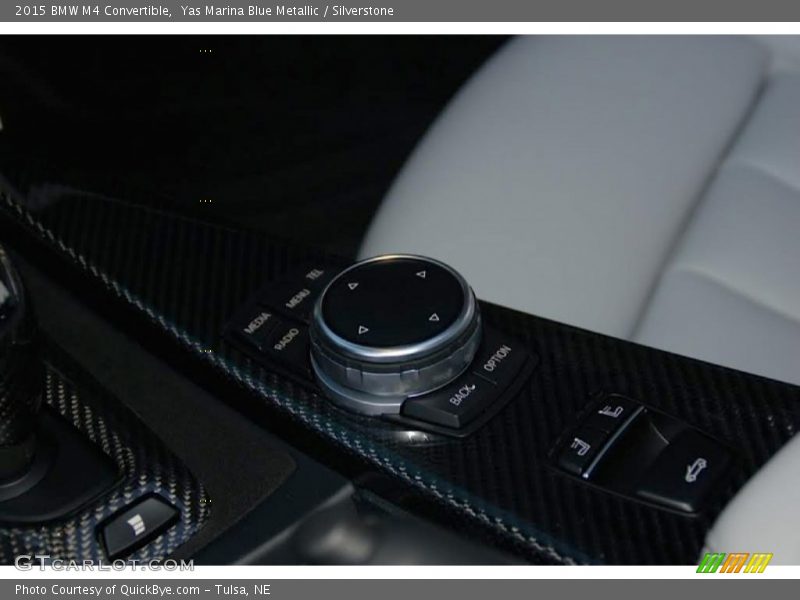Yas Marina Blue Metallic / Silverstone 2015 BMW M4 Convertible