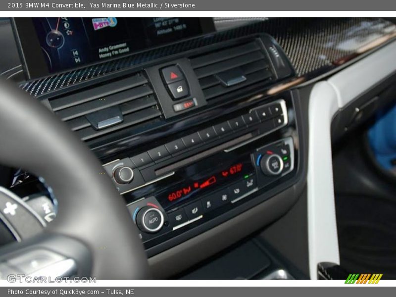 Yas Marina Blue Metallic / Silverstone 2015 BMW M4 Convertible