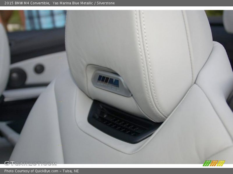 Yas Marina Blue Metallic / Silverstone 2015 BMW M4 Convertible