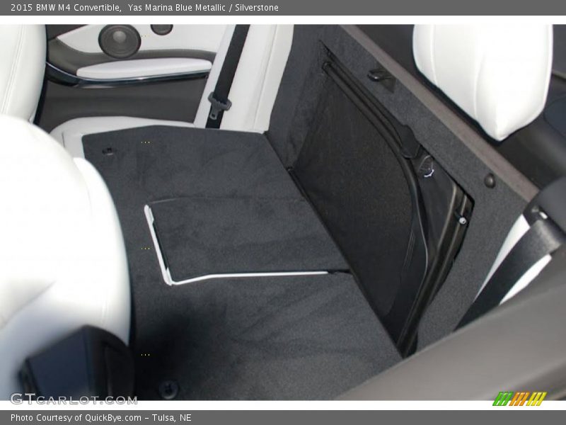 Yas Marina Blue Metallic / Silverstone 2015 BMW M4 Convertible