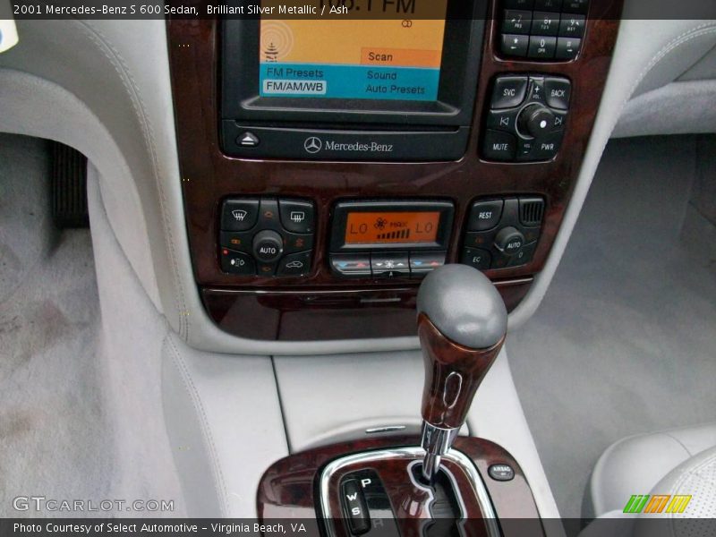 Brilliant Silver Metallic / Ash 2001 Mercedes-Benz S 600 Sedan