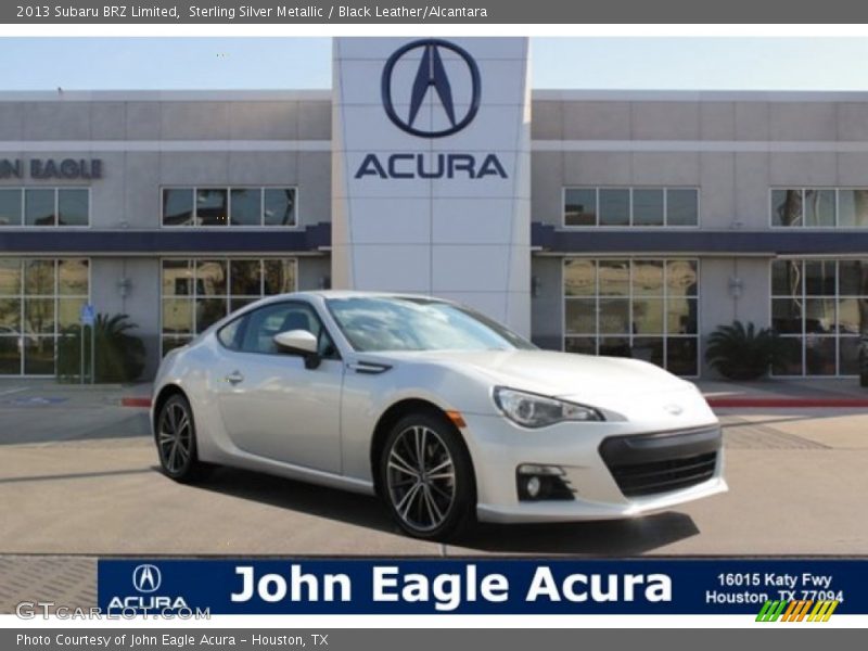 Sterling Silver Metallic / Black Leather/Alcantara 2013 Subaru BRZ Limited