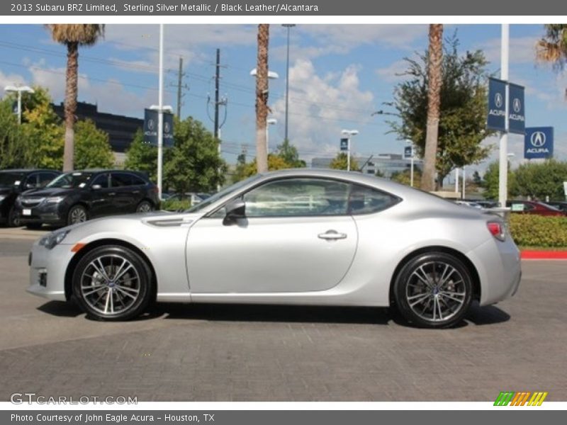 Sterling Silver Metallic / Black Leather/Alcantara 2013 Subaru BRZ Limited