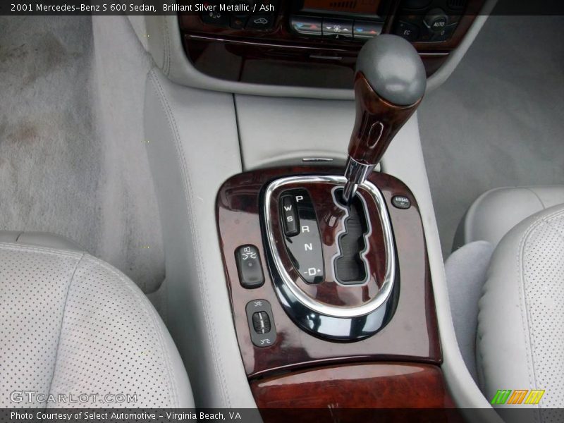 Brilliant Silver Metallic / Ash 2001 Mercedes-Benz S 600 Sedan