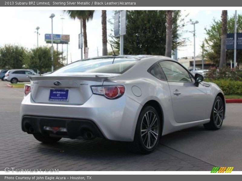 Sterling Silver Metallic / Black Leather/Alcantara 2013 Subaru BRZ Limited