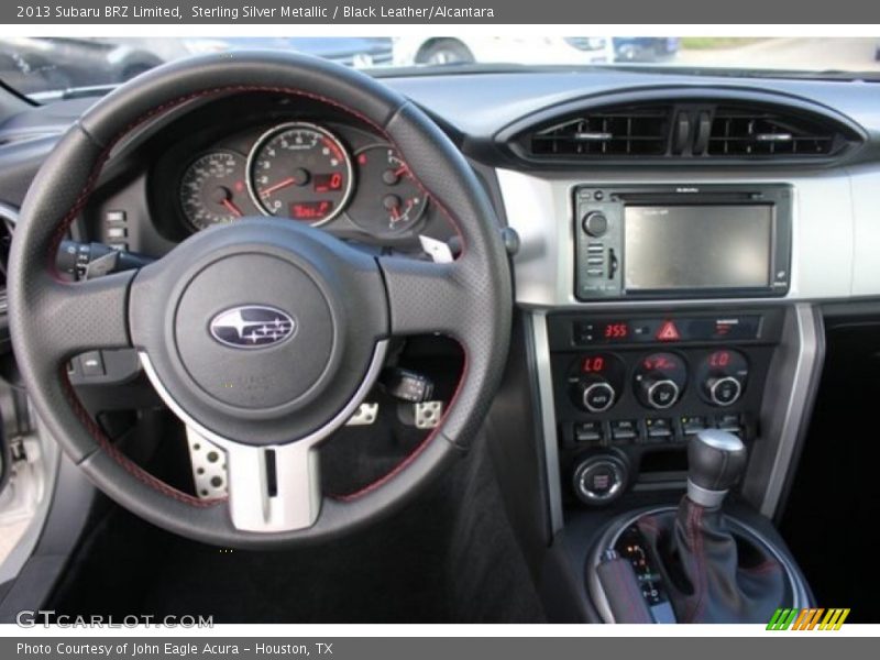 Sterling Silver Metallic / Black Leather/Alcantara 2013 Subaru BRZ Limited