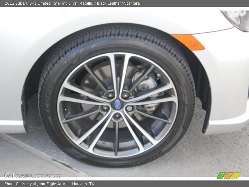 Sterling Silver Metallic / Black Leather/Alcantara 2013 Subaru BRZ Limited