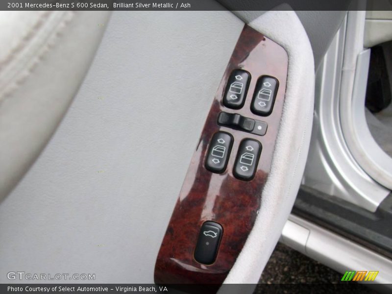 Brilliant Silver Metallic / Ash 2001 Mercedes-Benz S 600 Sedan