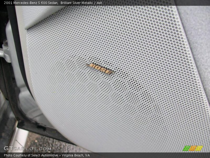 Brilliant Silver Metallic / Ash 2001 Mercedes-Benz S 600 Sedan