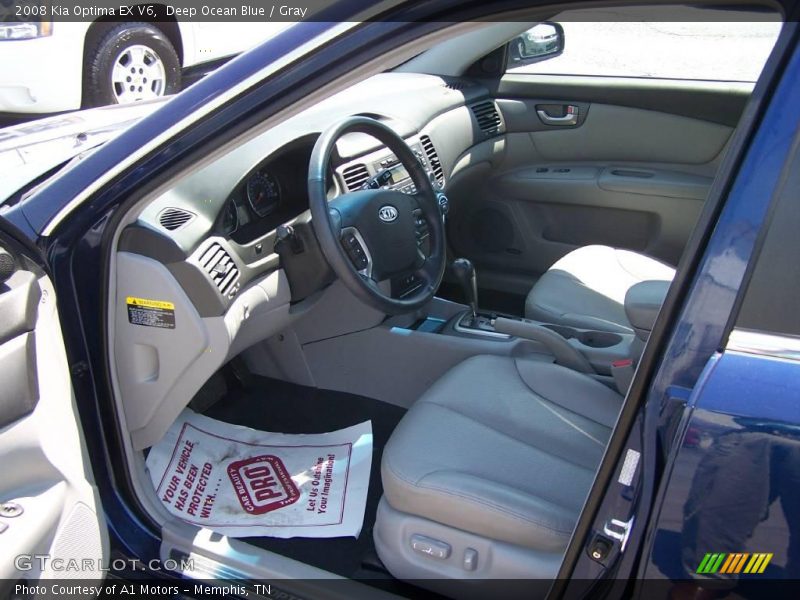 Deep Ocean Blue / Gray 2008 Kia Optima EX V6