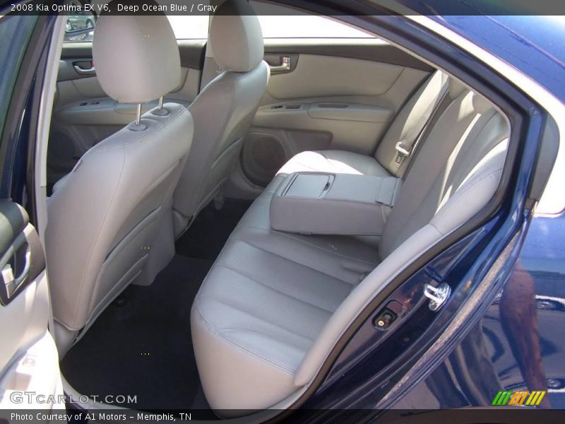 Deep Ocean Blue / Gray 2008 Kia Optima EX V6
