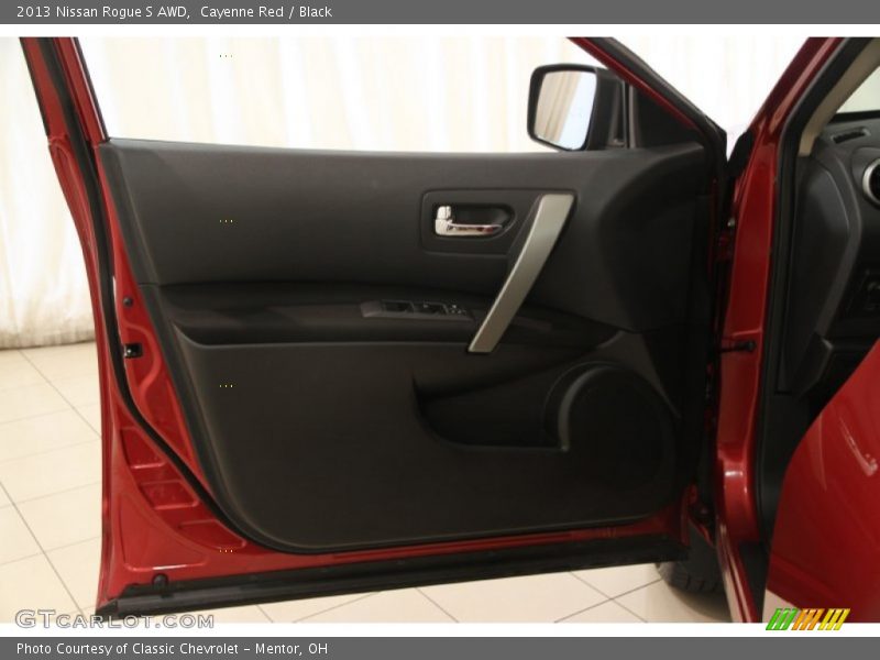 Cayenne Red / Black 2013 Nissan Rogue S AWD