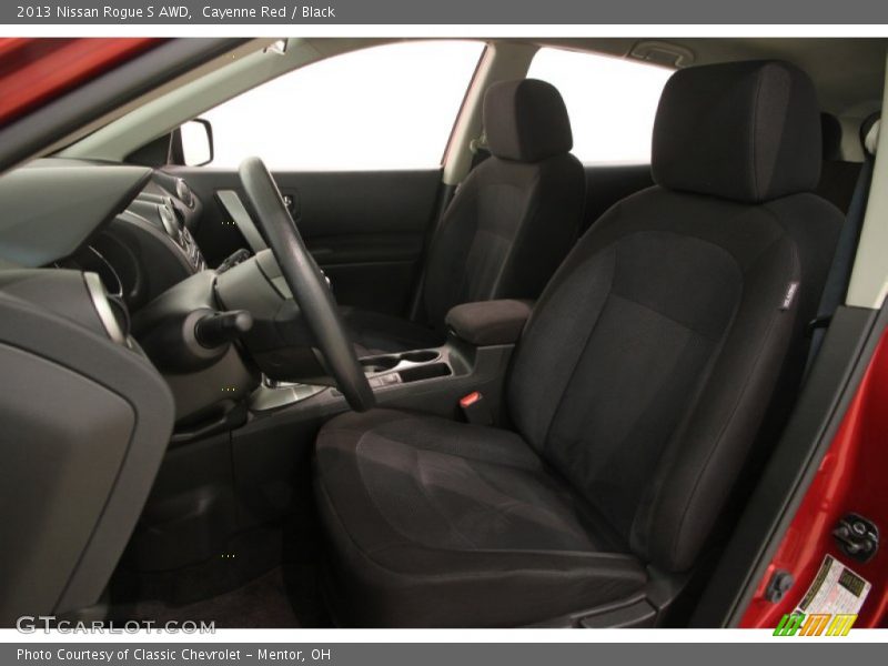 Cayenne Red / Black 2013 Nissan Rogue S AWD