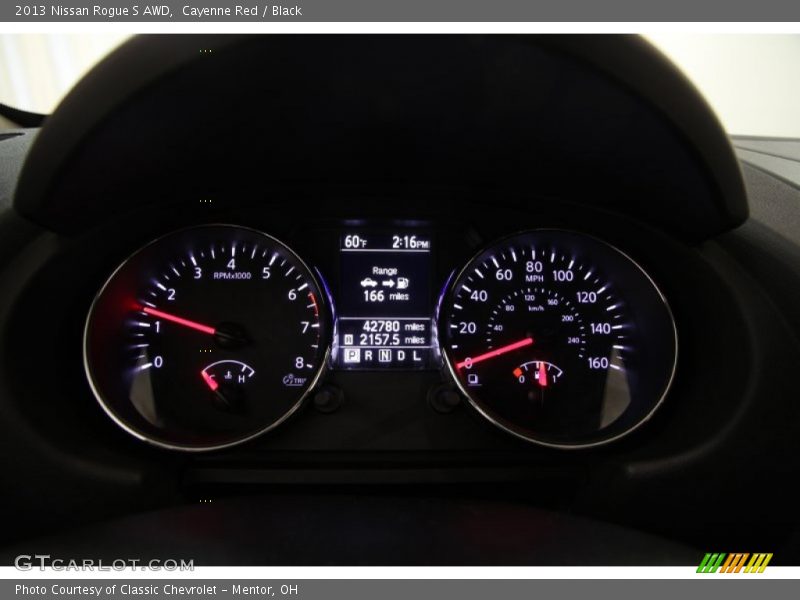Cayenne Red / Black 2013 Nissan Rogue S AWD