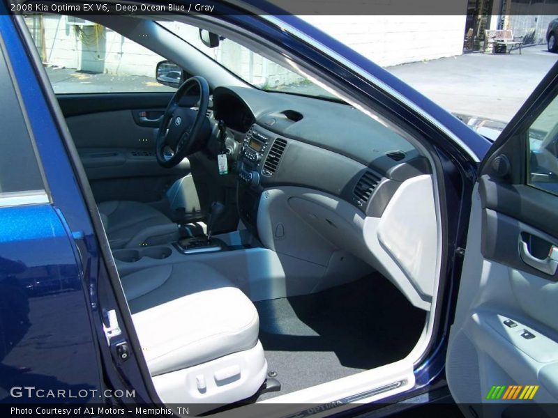 Deep Ocean Blue / Gray 2008 Kia Optima EX V6