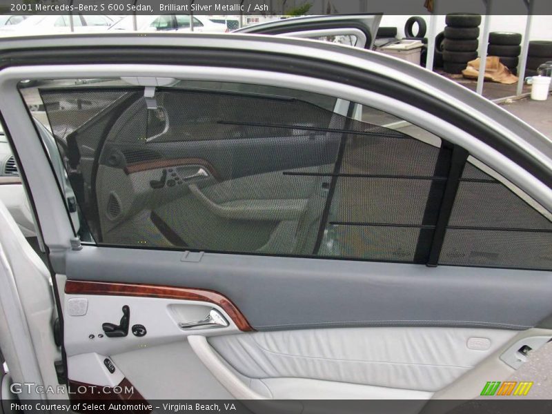 Brilliant Silver Metallic / Ash 2001 Mercedes-Benz S 600 Sedan