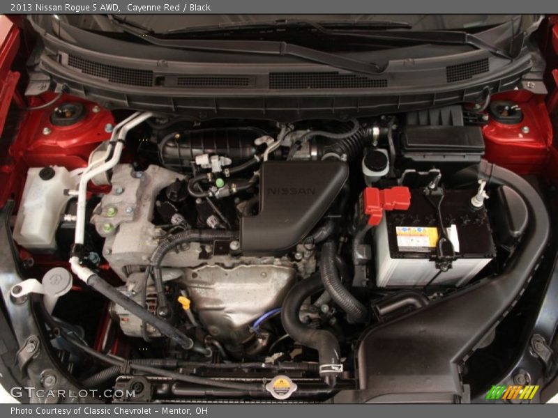 Cayenne Red / Black 2013 Nissan Rogue S AWD